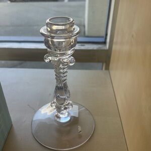 Collectible Clear crystal candlesticks Cambridge Glass Company pattern 3121